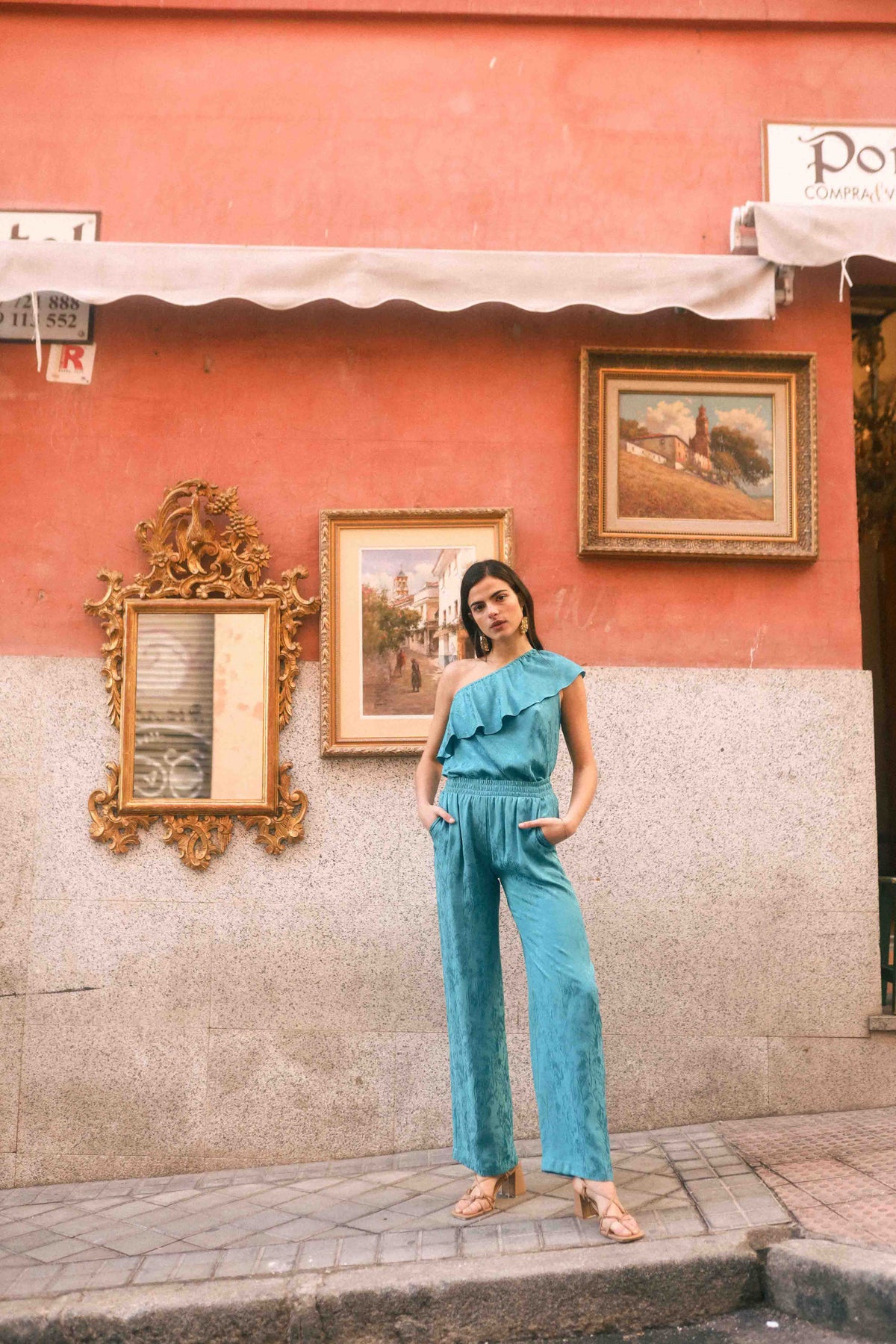 Pantalón Diana Turquesa