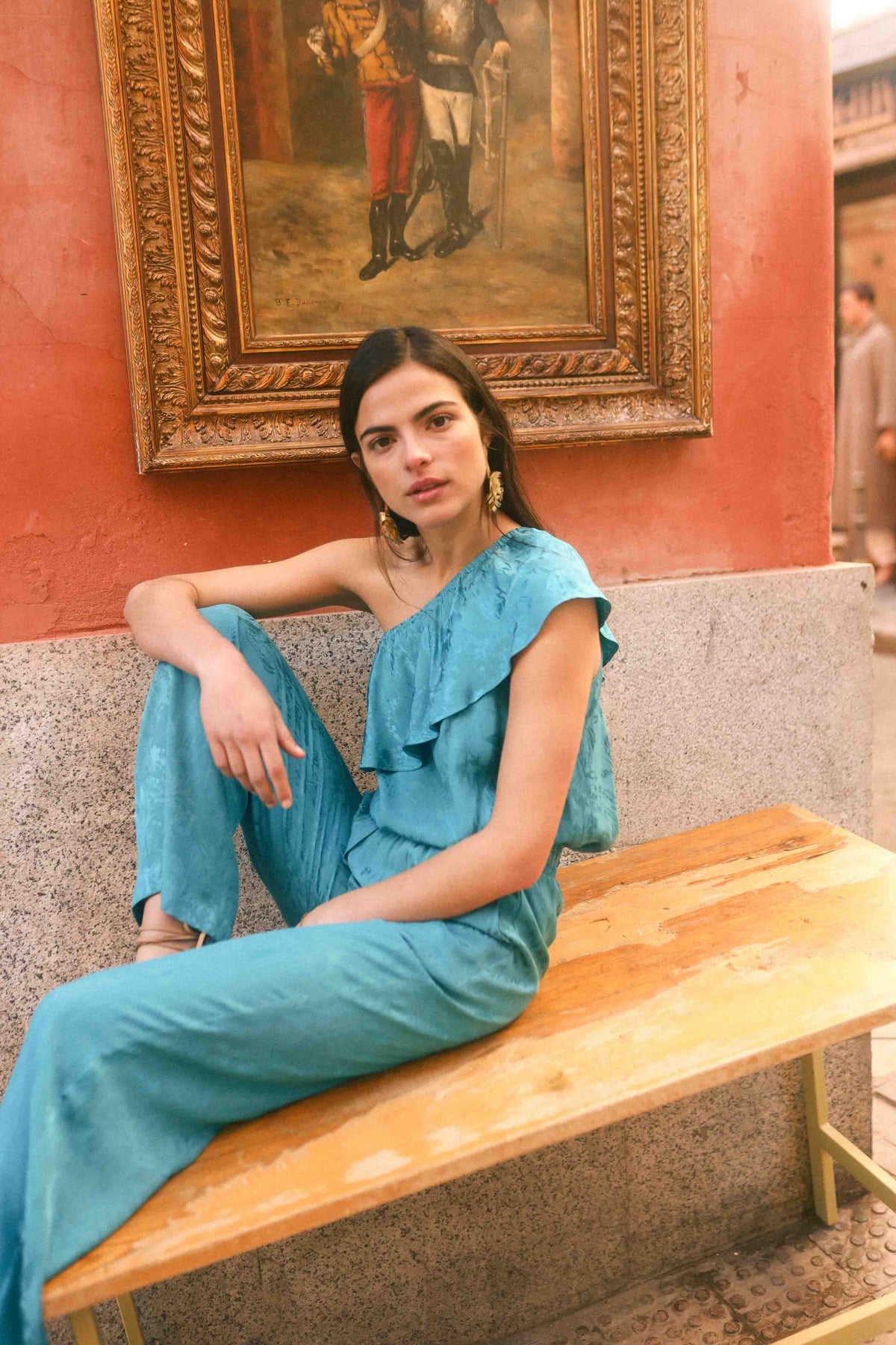 Pantalón Diana Turquesa