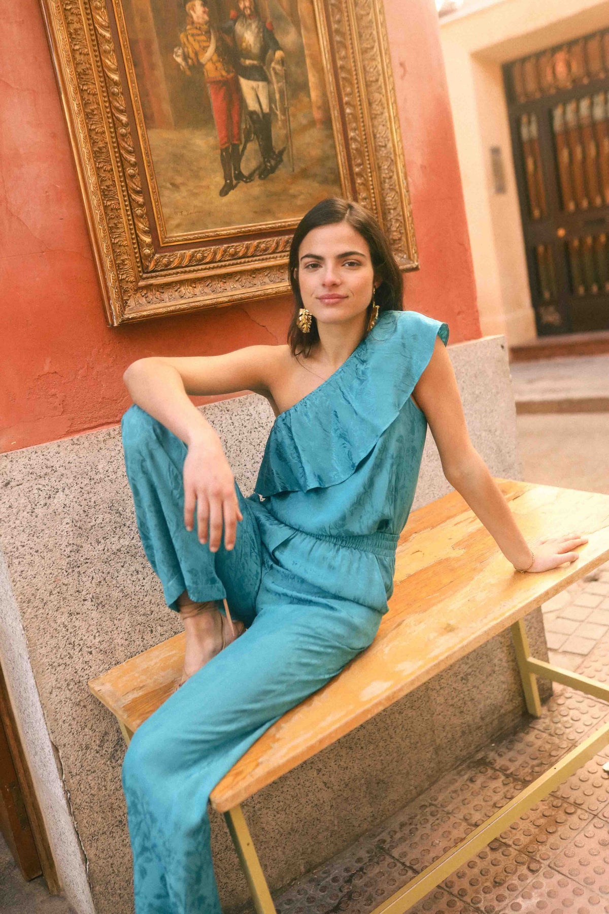 Pantalón Diana Turquesa
