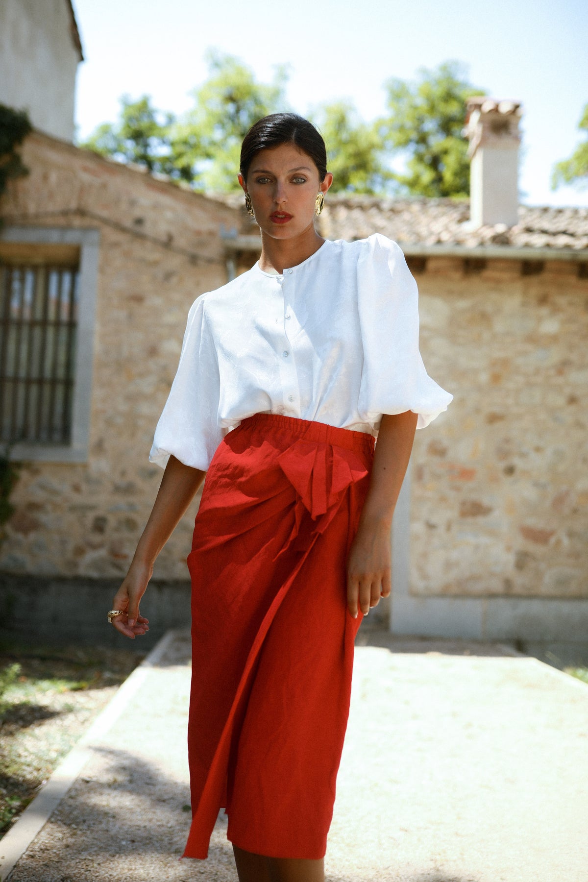 Patrizia Red Skirt