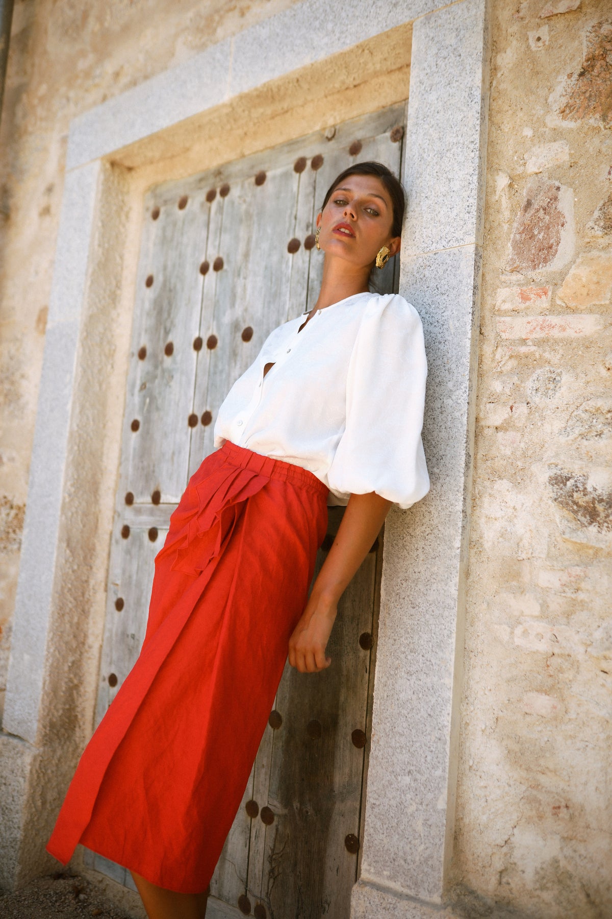 Patrizia Red Skirt