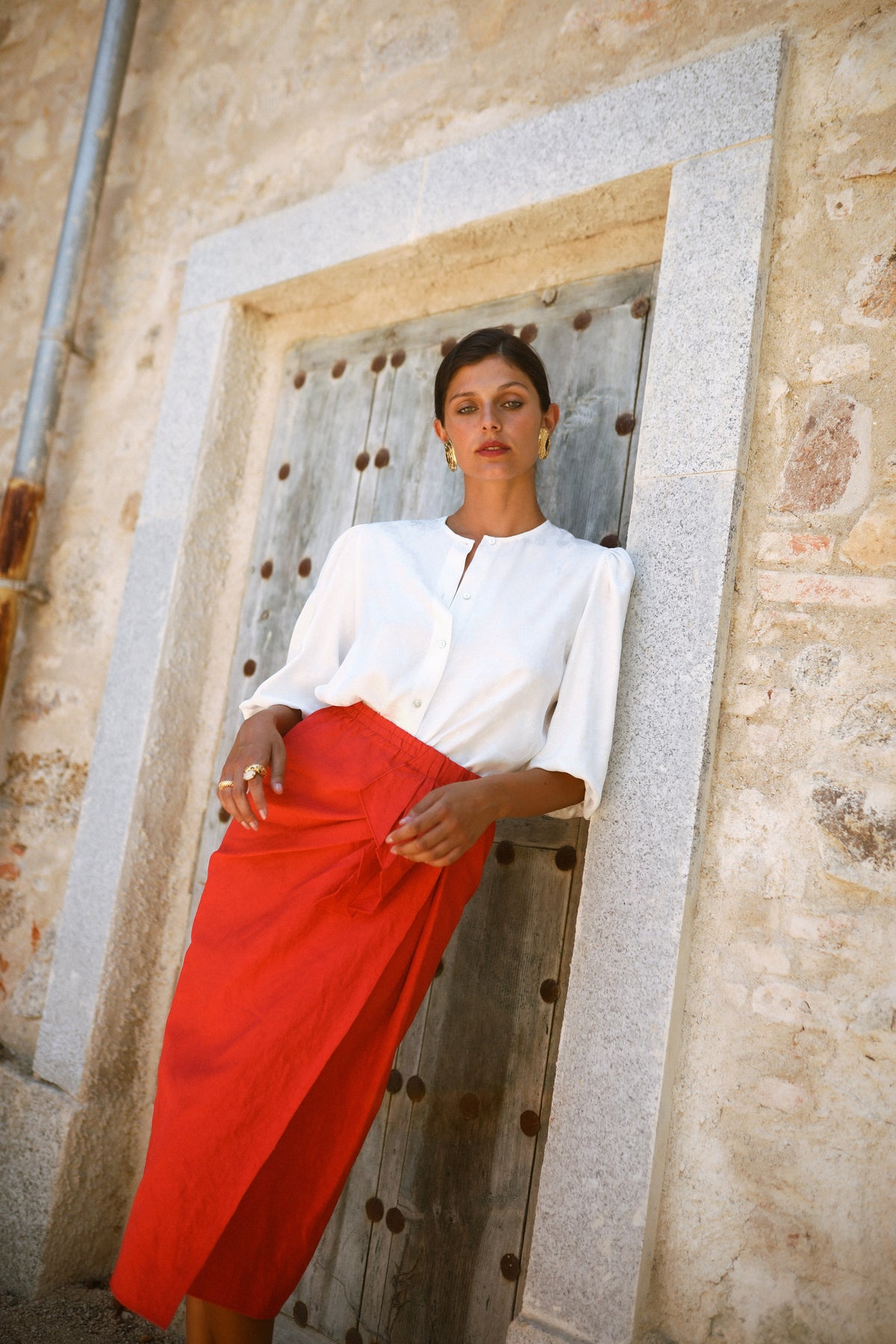 Patrizia Red Skirt