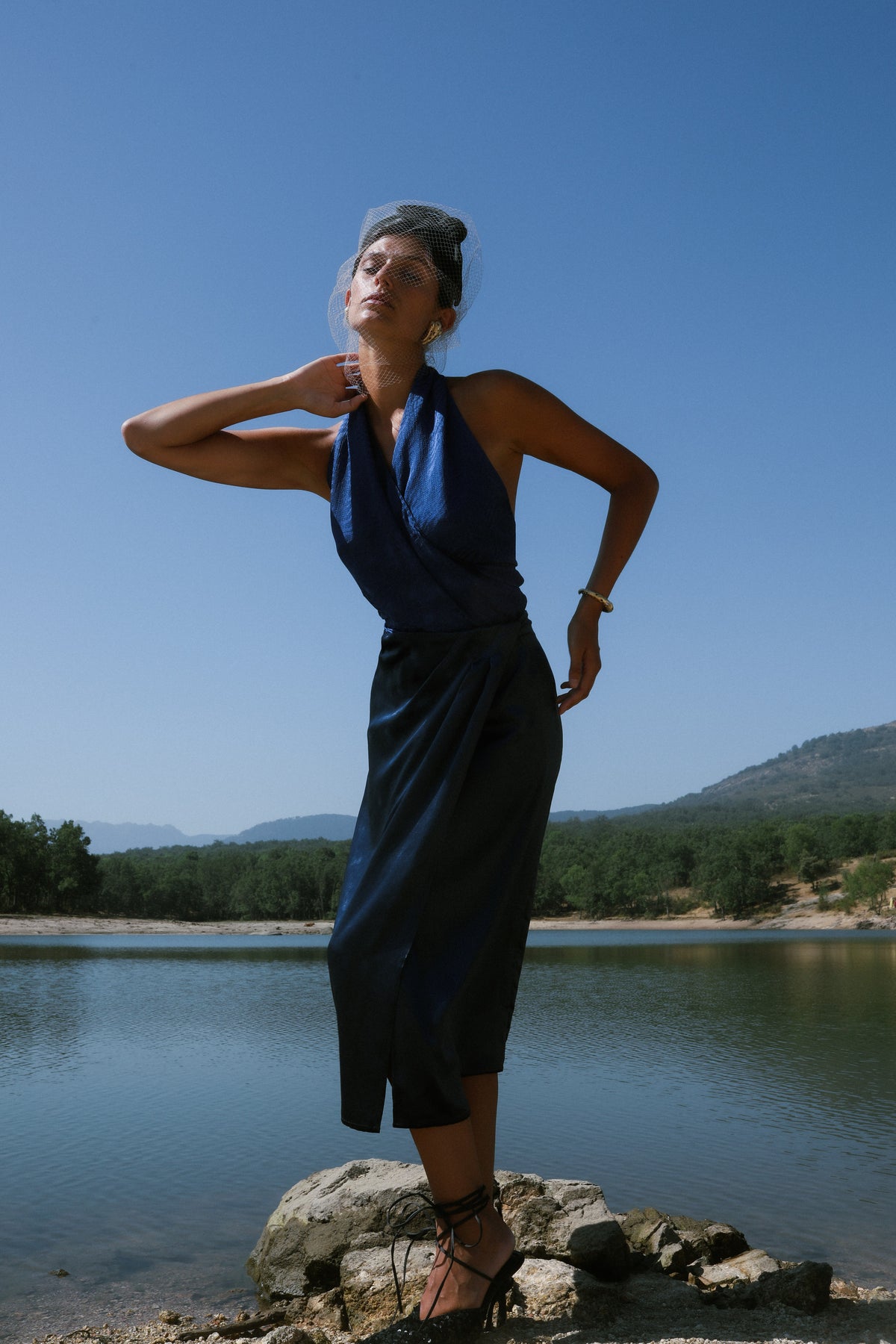 Alessandra Blue Skirt