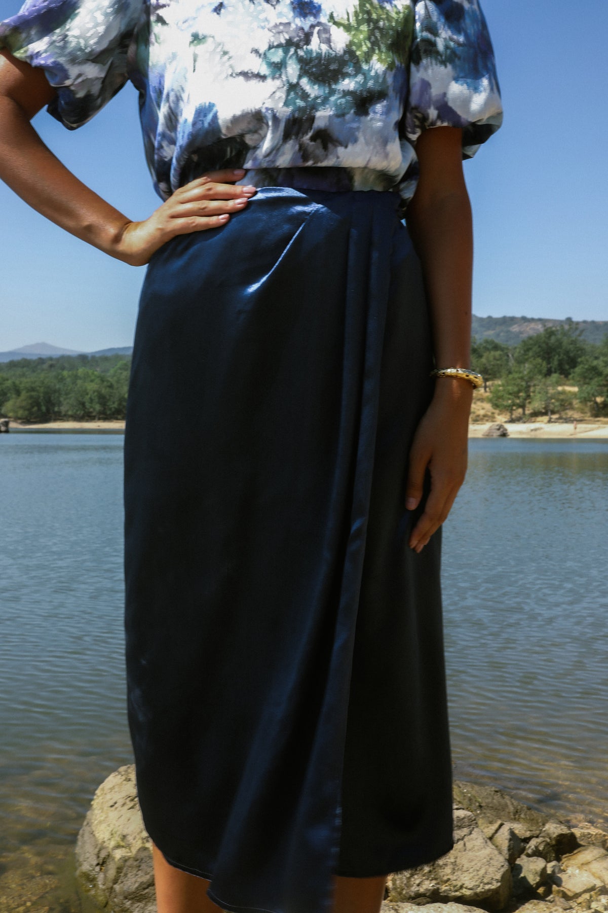 Falda Alessandra Azul